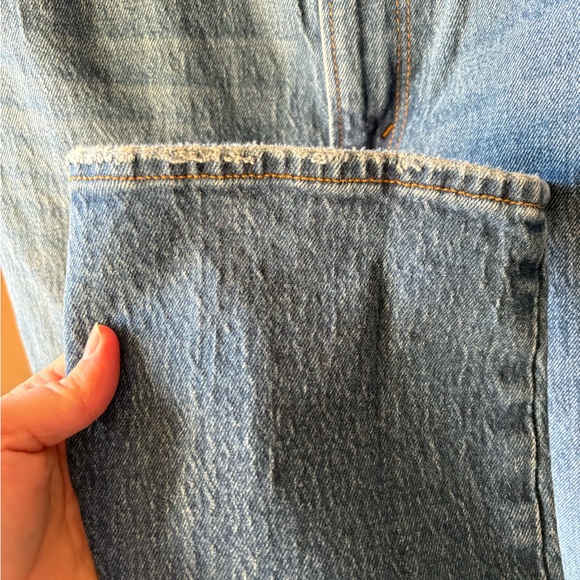 Abercrombie & Fitch 90s Straight Ultra High Rise Jeans - Curve Love-Size 25 - Picture 6 of 8